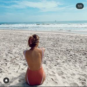 LainSnow Ocean Isle One Piece Sangria M